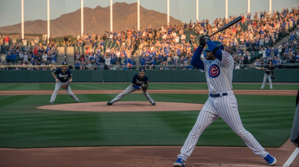 chicago cubs vs milwaukee brewers match player stats