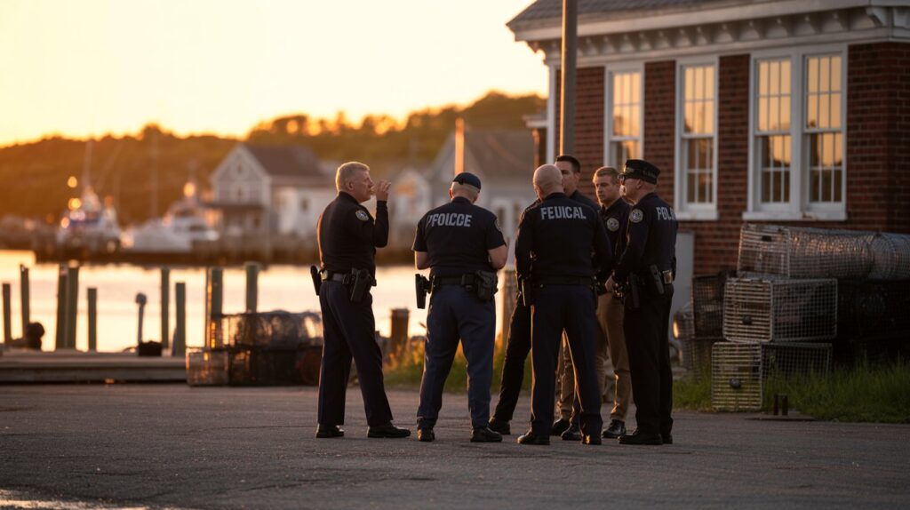 maine police officer arrested by ice