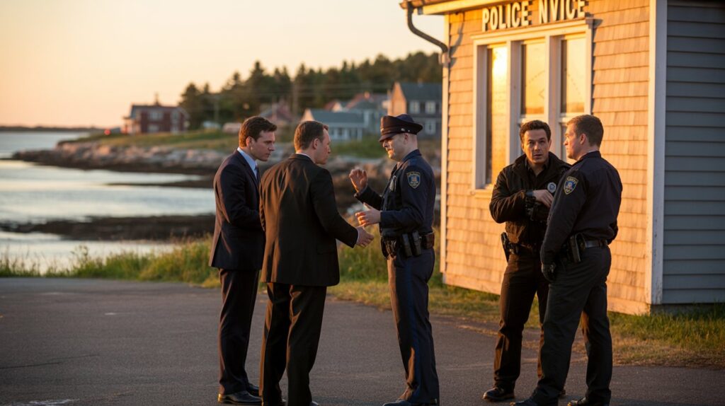 maine police officer arrested by ice