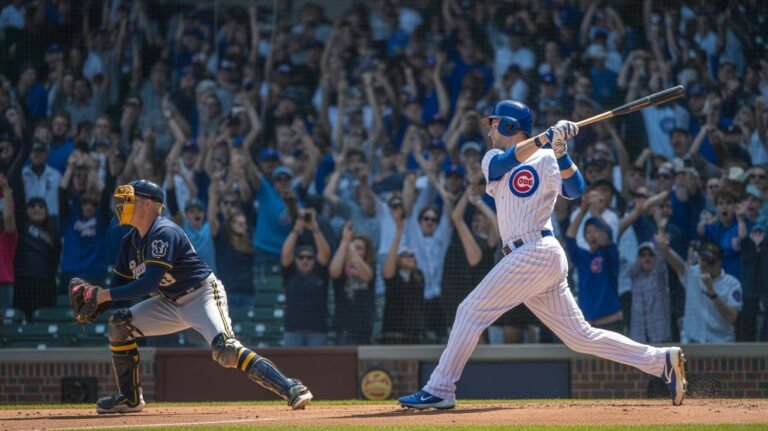 chicago cubs vs milwaukee brewers match player stats