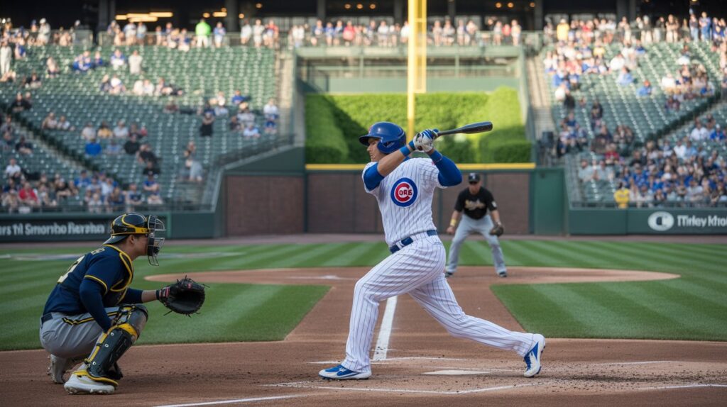 chicago cubs vs milwaukee brewers match player stats