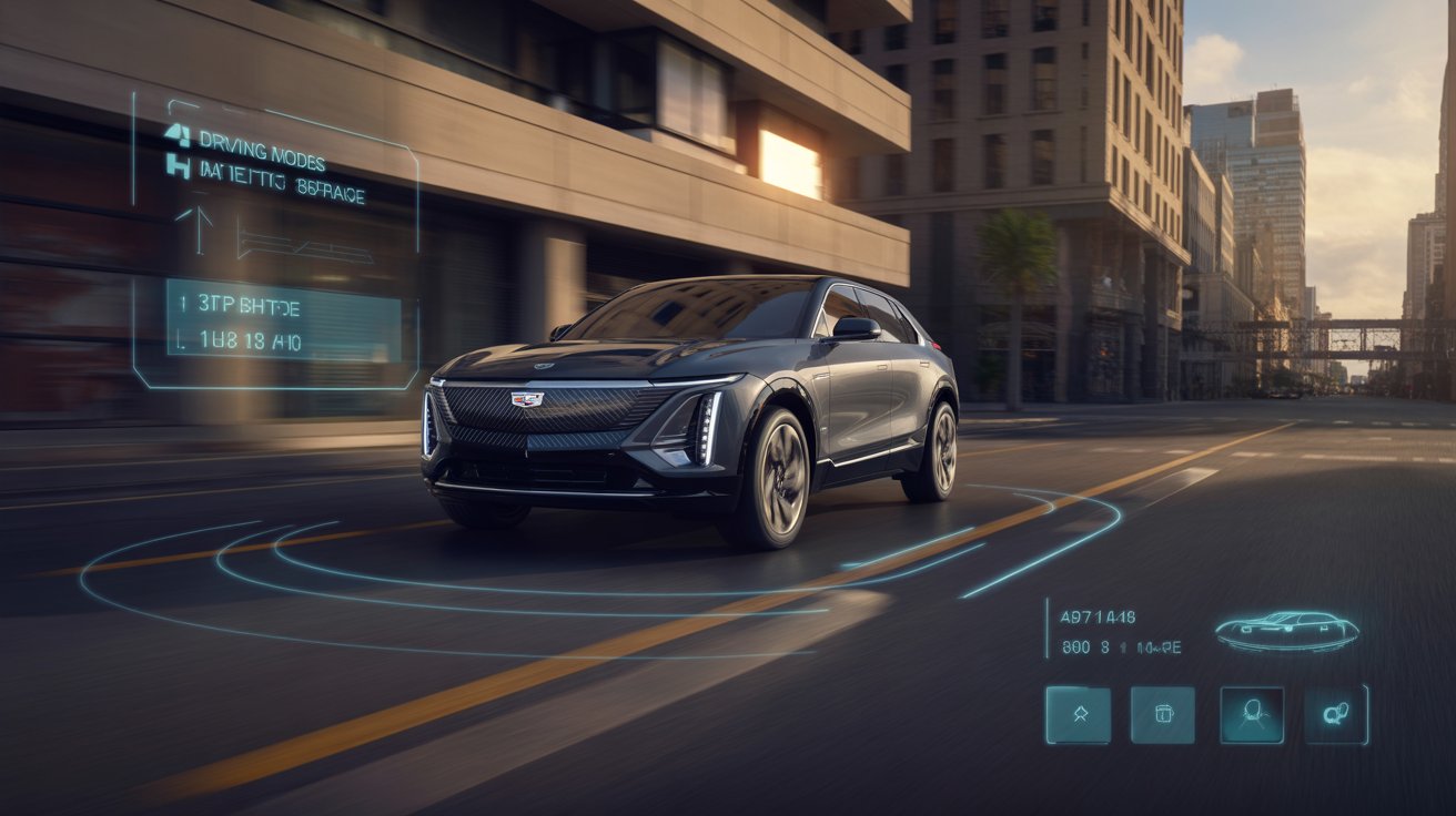 do the driving modes in cadillac lyriq offer different ranges or battery usages?