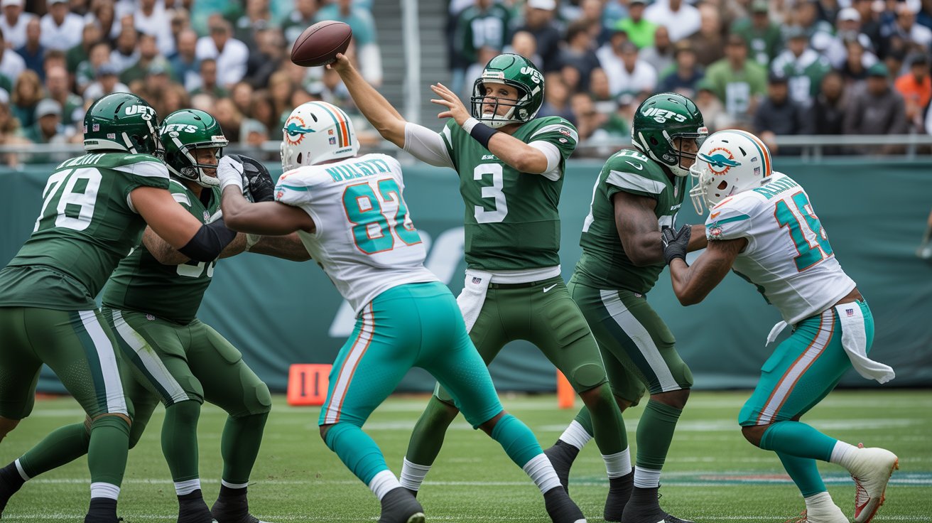new york jets vs miami dolphins match player stats