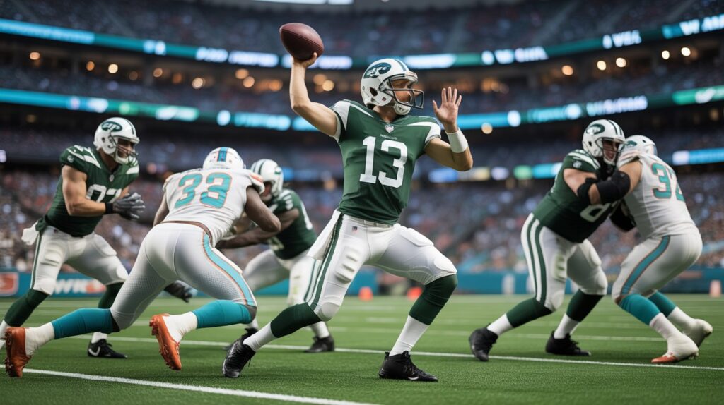 new york jets vs miami dolphins match player stats