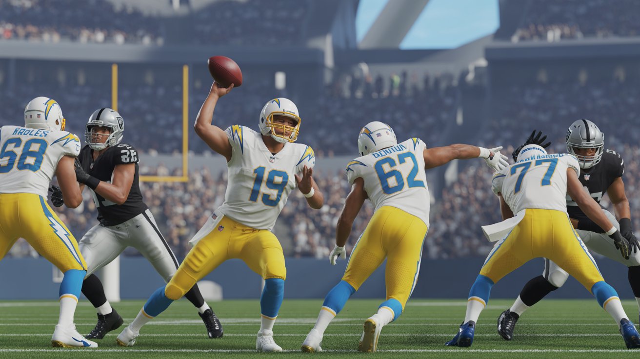 los angeles chargers vs las vegas raiders match player stats