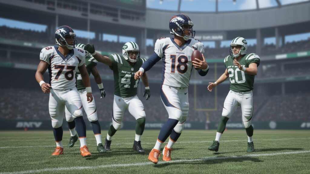 denver broncos vs new york jets match player stats