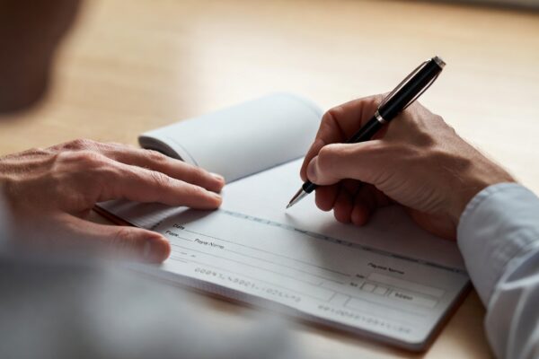 how to write a check